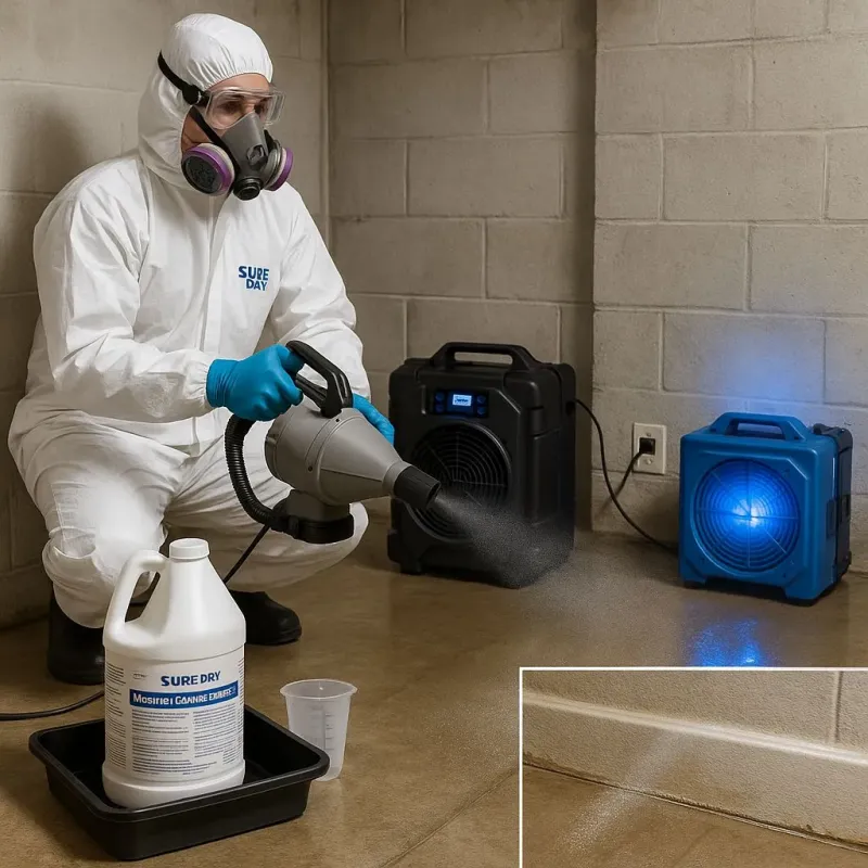 Sanitization and Odor Removal process in Dunbar, PA