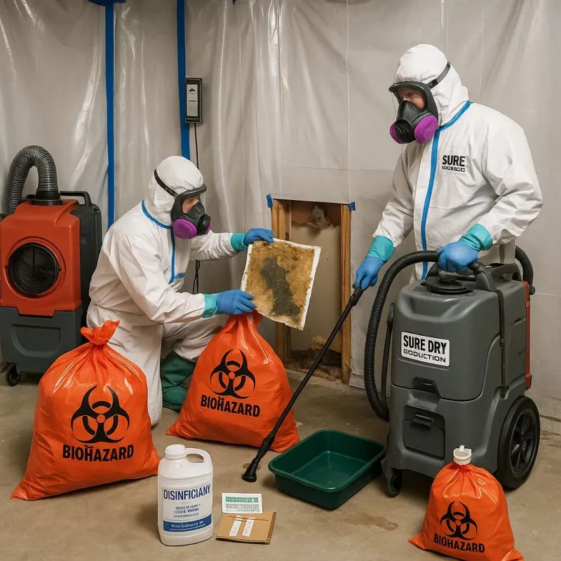 Contaminated Water Handling Protocols process in Dunbar, PA