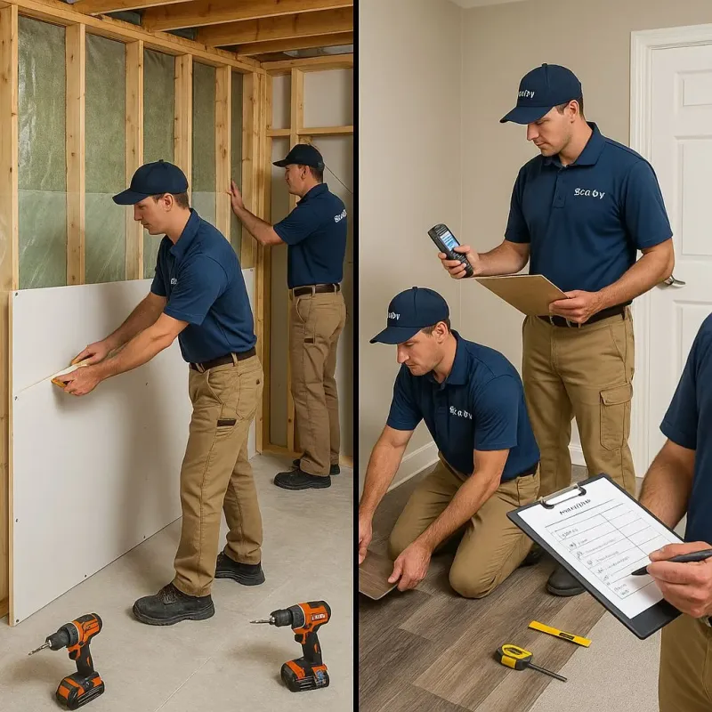Repairs and Reconstruction process in Dunbar, PA
