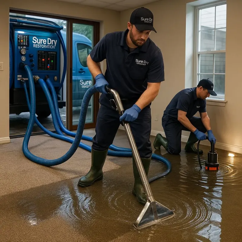 Water Extraction and Removal process in Dunbar, PA